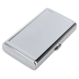 Ультратонкий глянцевый матовый креативный портсигар подходит для мужчин и женщин, портативная металлическая жестяная коробка