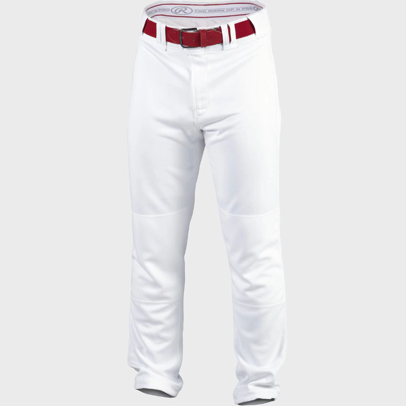 American Version R Baseball Pants Thickened Straight-Leg Long Pants Gray White Adult Softball Pants Baseball Uniform