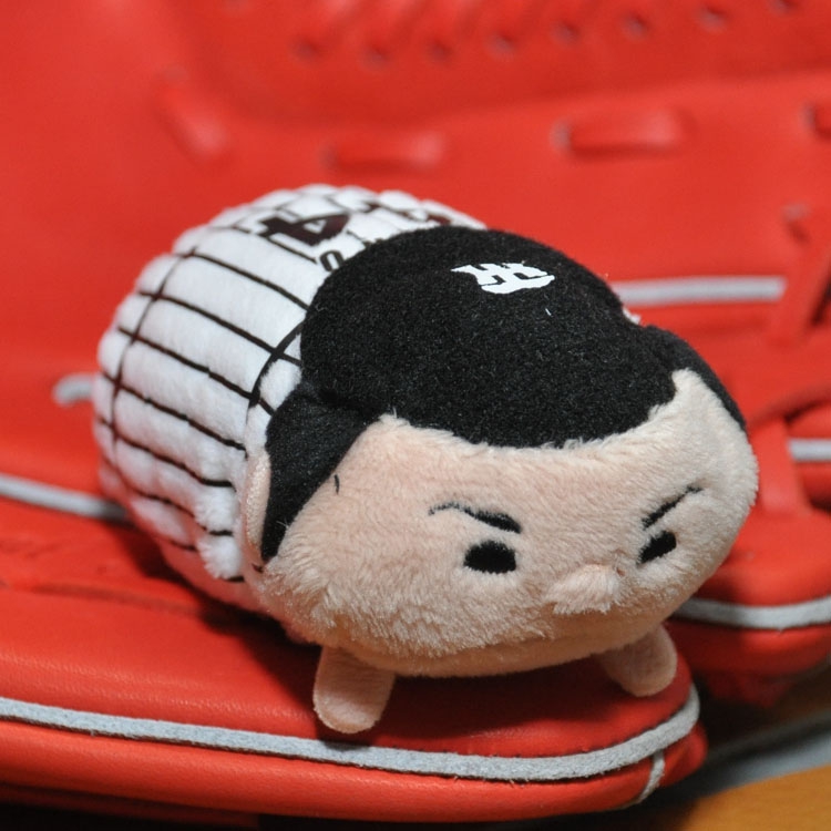 Hổ npb Nhật Bản bóng chày búp bê sang trọng búp bê đồ chơi búp bê Hanshin tay chuột kéo cổ tay hỗ trợ - Bóng chày 	gậy bóng chày xanh