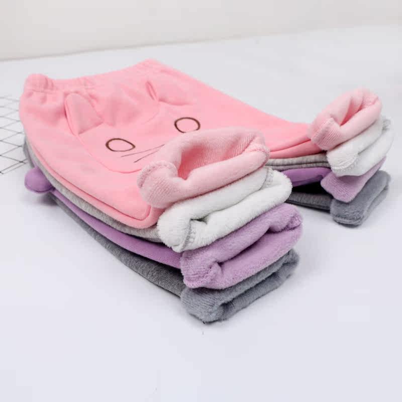 Baby Garduvet large pp pants autumn and winter women's spring and autumn slim fit children's clothes bottom pants children baby Harun pants-Taobao