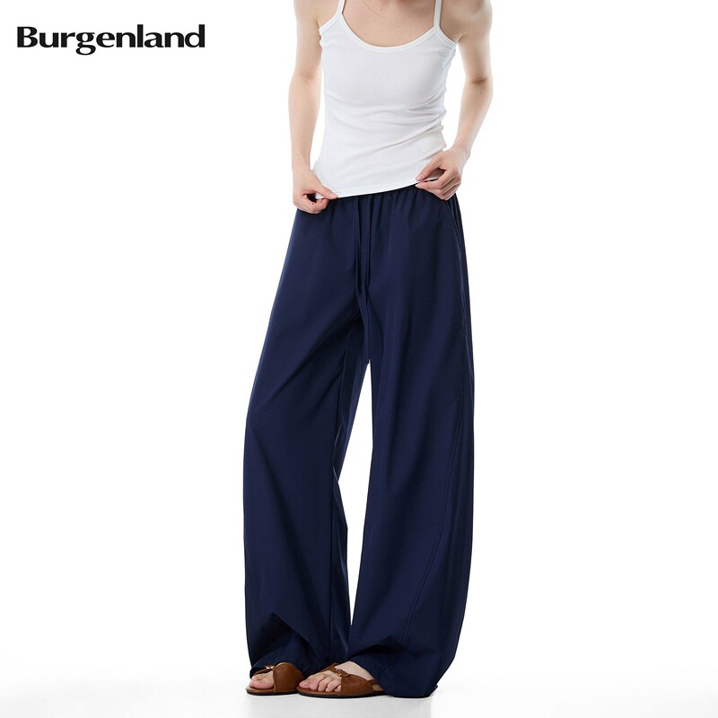 Burgenland Quick-Drying Casual Pants Women's Sports Pants Thin Wide-Leg Pants Summer Long Pants Cool Pants Sycamore Pants
