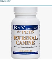 In the US Rx Vitamins dog repaired urea nitrogen with chronic renal decay kidney to reduce capsule 120 capsules