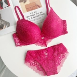 Тонкий поддерживающий сексуальный бюстгалтер, комплект, европейский стиль, большой размер