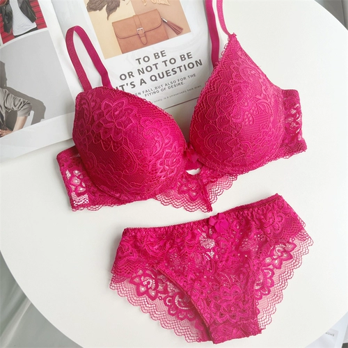 Тонкий поддерживающий сексуальный бюстгалтер, комплект, европейский стиль, большой размер