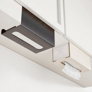 厨房倒挂抽纸纸巾盒免打孔倒挂式纸盒挂架置物架悬挂洗脸巾收纳盒