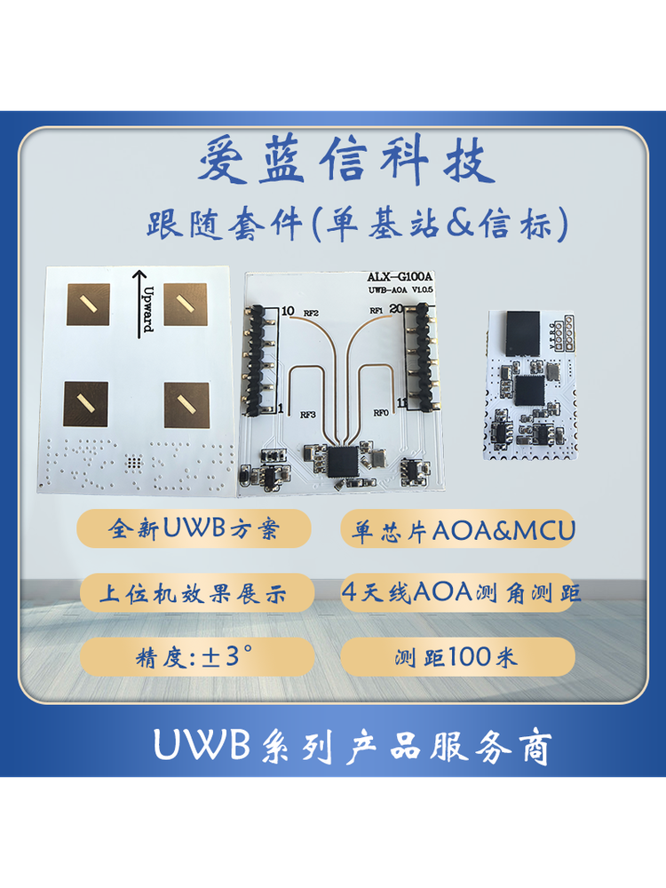 Uwb Module Ranging Azimuth Angle Elevation Angle Positioning Base Station Tag Pdoa Following Car Aoa Positioning 4 Antennas