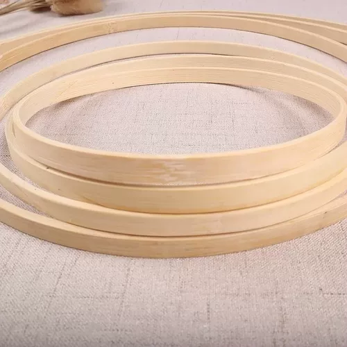 Вышивка внутреннего круга бамбукового растяжения