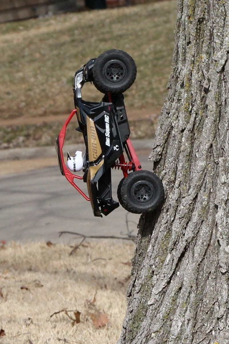 AXIAL model car 1:18 AX90069 utv emulation remote control off-road car Bombardier 4WD yeti JR