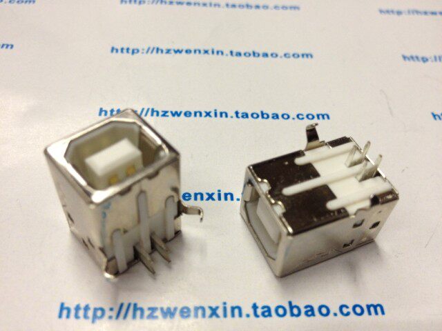 USB Block USB Foundry USB Block-B Type 90 Degree DIP Straight In-line Physical Store