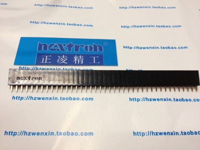 Zhengling Seiko 2 54mm pitch 1*20P 1*40P Single row seat platoon female plastic height 8 5MM