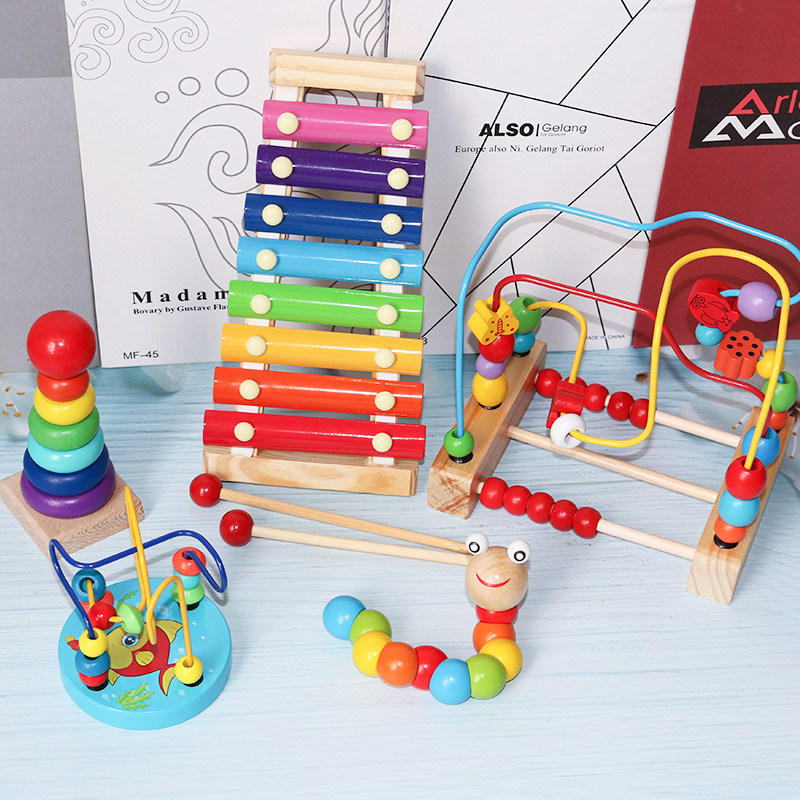 Octaonic children's eight-tone baby's hand knocks as baby knocks percussion instrumental toy kindergarten knocks on the xylophone