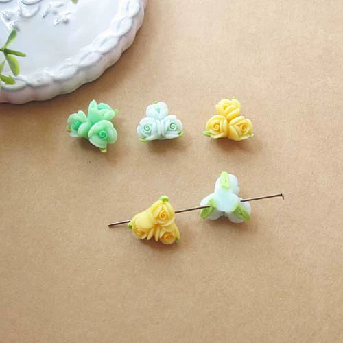 Аксессуар, аксессуары ручной работы, браслет из бисера, материал, бусины, глина, 15мм