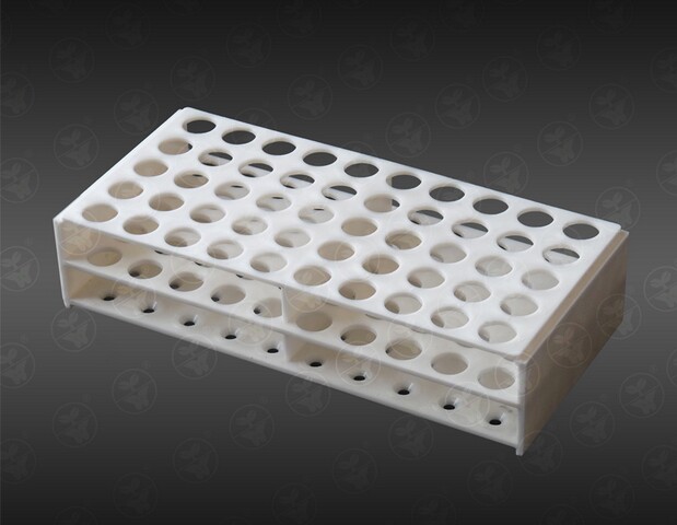 Plastic one-piece test tube blood collection rack One-time molding high temperature resistance 13times 50 16times 50 22mmtimes 40 holes