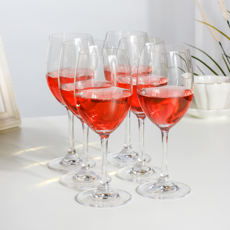 Red wine glass suit European glass high - foot glass creative wine glass 6 clothes Dretta wine household