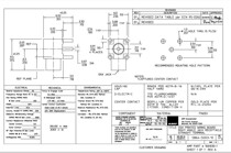 TE AMP 1061030-1 RF coaxial 50 Ω PCB right angle Jack