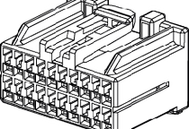 Molex Connector 355642015 20P Gray Plastic Shell 1 02mm Tab Wire-to-Board
