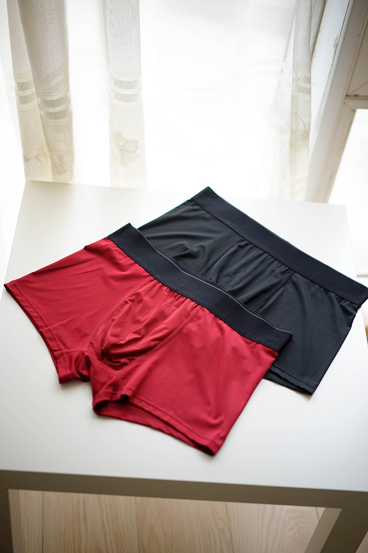 Tất cả Lele Đàn ông Skin Sense Quần lót Ice Silk Boxer Tay áo thoải mái thoáng khí Quần short góc đồ lót nam nữ