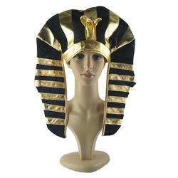 Halloween masquerade hat Egyptian pharaoh hat event performance props COS headdress Egyptian pharaoh hat