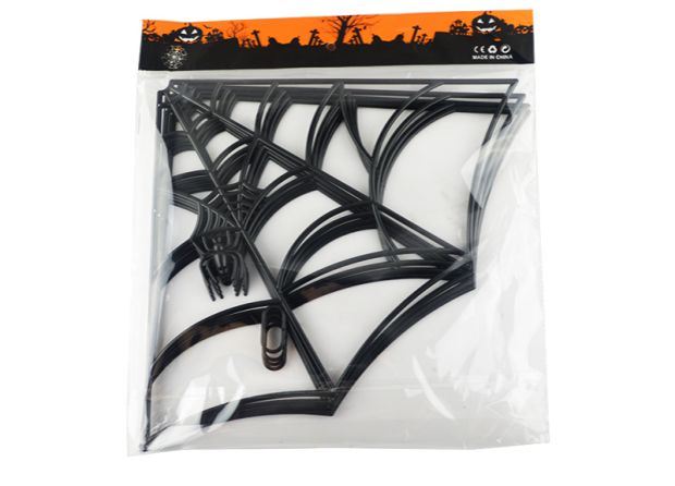 Halloween đạo cụ ma lễ hội trang trí vải cung cấp nhựa nhện đạo cụ web trắng đen nhện đạo cụ web - Sản phẩm Đảng / Magic / Hiệu suất phụ kiện cosplay anime