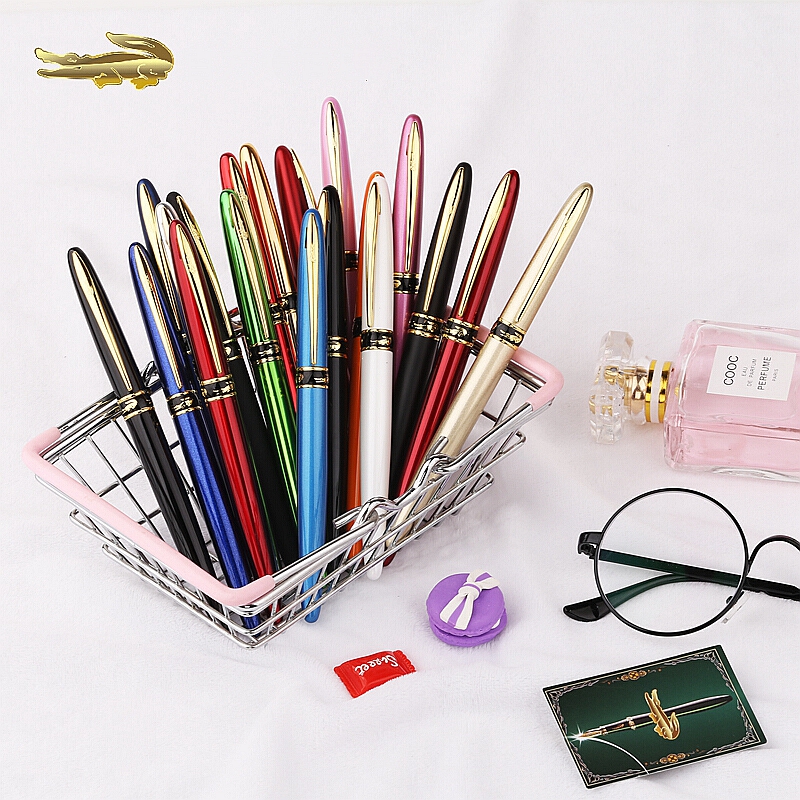 Crocodile Card 215 Small Crocodile Colorful Iridium Gold Pen Color Multiple Promotional Price