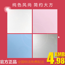 Integrated ceiling aluminum gusset Kitchen bathroom nano oil-resistant aluminum alloy 300 pure white silver ceiling ceiling