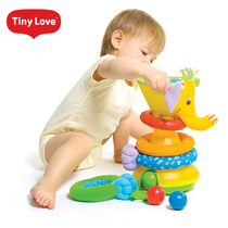 tinylove imported baby exploration toy elephant pile tower stacked circle pitching ball educational toy early education toy