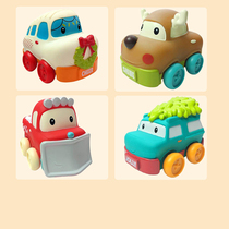 American infantino baby Tino large cartoon soft glue car baby can bite baby 6 months toy