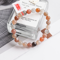 Month Old Ancestral Hall Natural Seven Color Moon Light Stone Bracelet Woman Moon Feldspar Crystal Handstring Cat Eye Effect Love Guard Stone