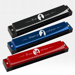 【奇美】高级24孔复音c调初学者口琴