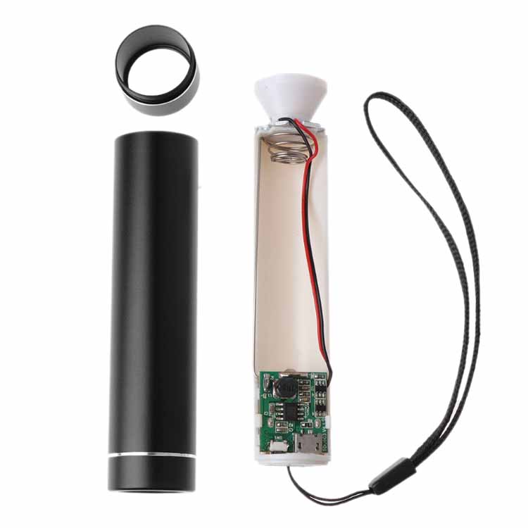 Nhôm phí điện thoại di động kho báu làm tổ trụ son mặt dây chuyền kiểu sling băng đèn pin năng lượng băng cassette - Ngân hàng điện thoại di động sạc dự phòng samsung