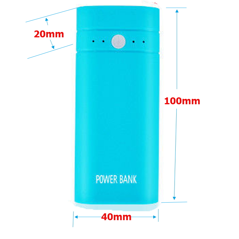 DIY lắp ráp di động loại mực điện thoại di động Po 18650 trường hợp pin có thể sạc lại 400.052.006.000 miliampe - Ngân hàng điện thoại di động sạc dự phòng 30000mah