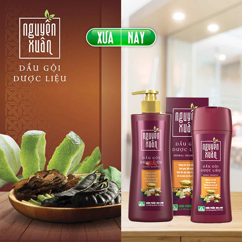 Vietnamese original imported HOA LINH nguyen xuan13 plant Multi-effect shampoo Red 250ML