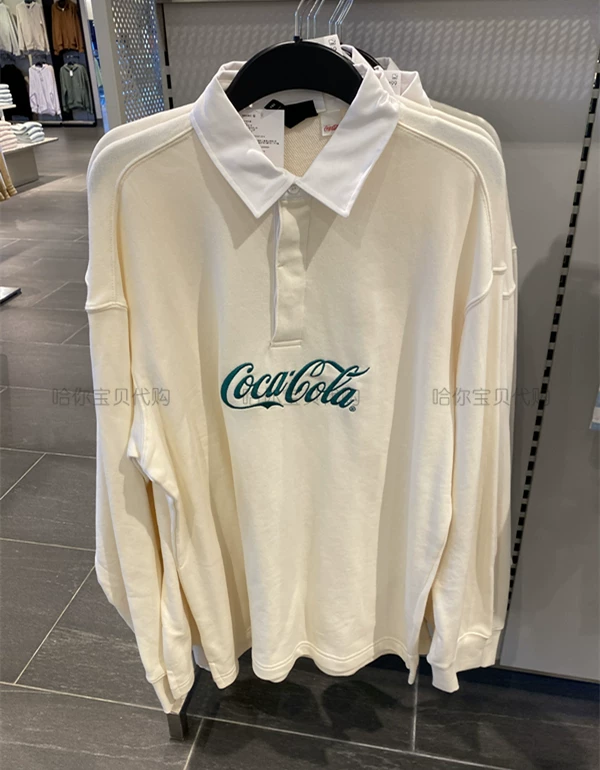 Creamy thin sweatshirt, cloth, long-sleeve, Cola