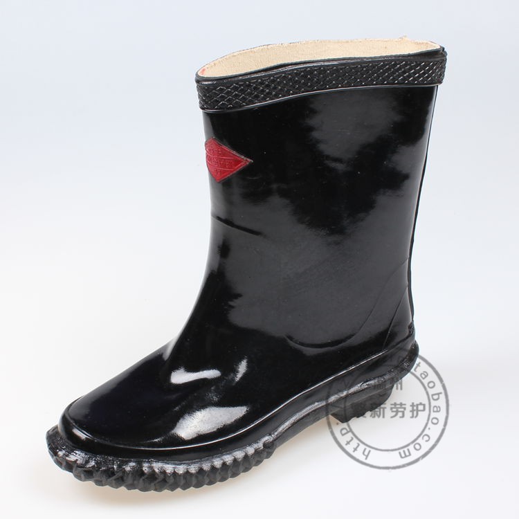Labor insurance rain boots Shengan 20KV insulated electrician water shoes Electrician insulated rain boots Zhongtong rubber shoes black