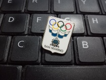 Brazil Rio 2016 Olympic Games badge San Marino Olympic Committee NOC badge