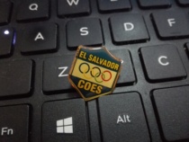 Olympic Games badge El Salvador delegation Olympic Committee badge El Salvador NOC badge