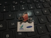 2014 Incheon Asian Games badge sponsor Samsung badge mascot equestrian badge