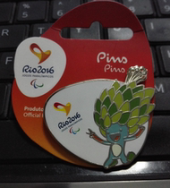 2016 Brazil Rio Olympic Games Badge Paralympic Games Official Mascot Badge Genuine with Packaging B
