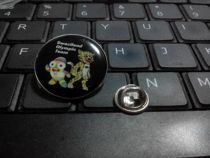 2014 Nanjing Youth Olympic Games badge Swaziland Olympic Committee badge Swaziland NOC mascot badge