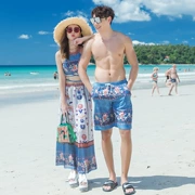 Cặp đôi đồ bơi 2018 mới đôi mẫu người yêu thích đồ bơi đi biển mặc Sanya bên bờ biển kỳ nghỉ đồ bơi