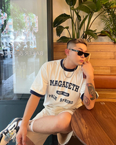 GAHKSTUDIO X MAGADETH designer cooperation American classic retro tee