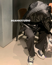 Gahksteudio Fashion King hands a high - level custom water washing skin design structure with cotton leather jacket
