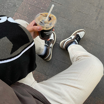 Gahksteudio New Years New Year Sense Feed Leisure Pants Slim and any style can be harnessed