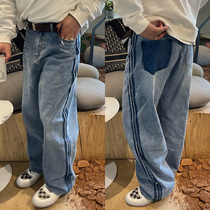 GAHKSTUDIO Korean designer ins Joker design jeans