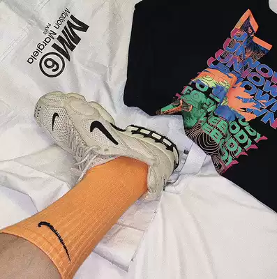 GAHKSTUDIO 2021ss Korean designer fluorescent color design sense print T-shirt