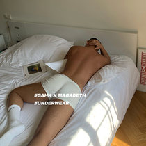Gahk X MAGADETH UNDERWEAR Mens flat panties 2 pairs