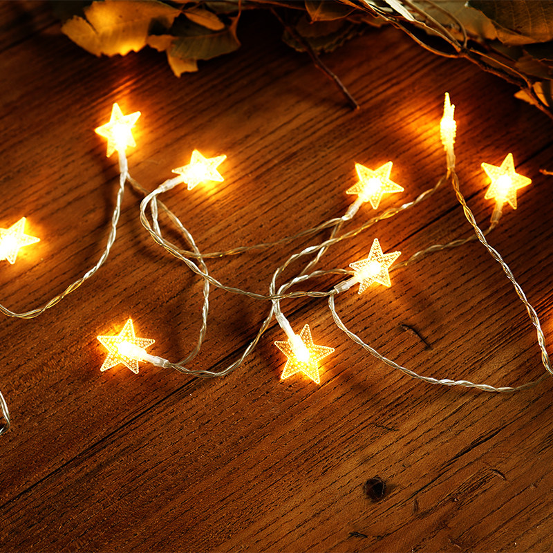 Warm white star light, always on, can also flash, battery type 5th battery