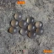 Серый агат 6 мм/1 шт.