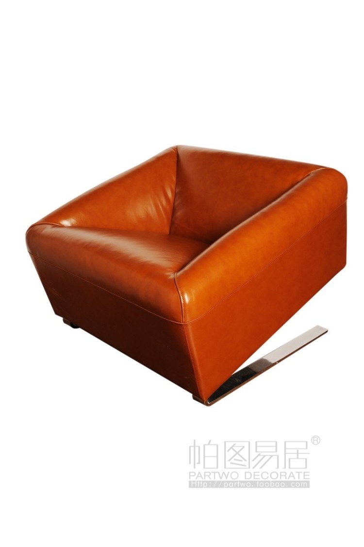 Thiết kế nội thất đồ nội thất thiết kế ghế sofa đơn phòng chờ ghế đơn giản hậu hiện đại mô hình đồ nội thất phòng