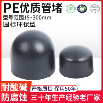 PE quick connect plug pipe quick pipe plug plug cap PE fitting water supply pipe fitting joint socket pipe fitting